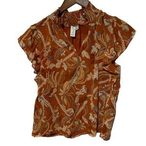 Joie Floral Print Blouse Multicolor Size XS